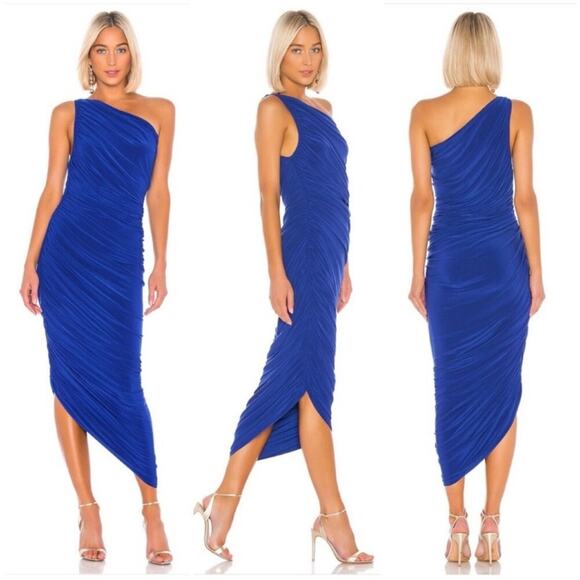 Norma Kamali Diana Gown XL - Electric Blue - XS - New with tags - Picture 1 of 10